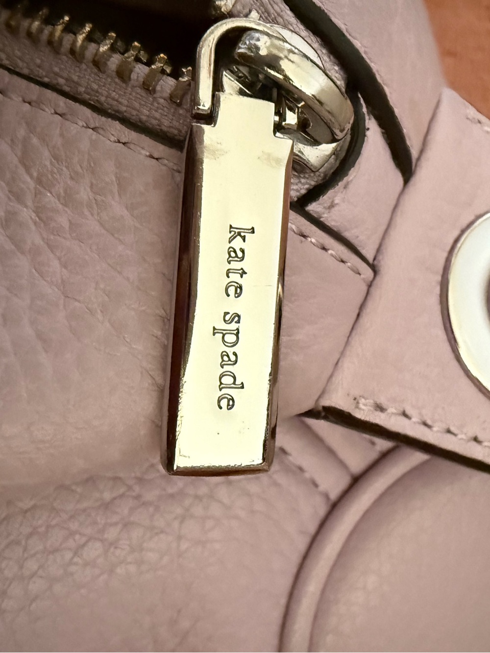 kate spade Lilac Leather Crossbody with Striped Strap - Picture 7 of 7